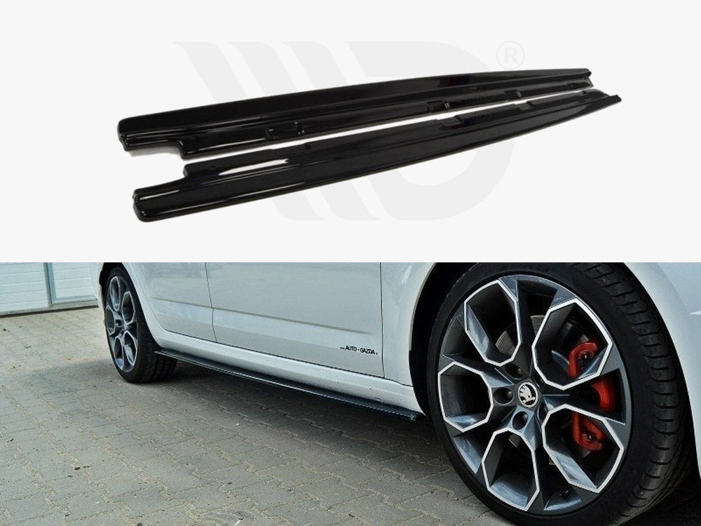 Side Skirts Diffusers Skoda Octavia VRS MK3/ MK3.5 Hatchback/estate Maxton Design