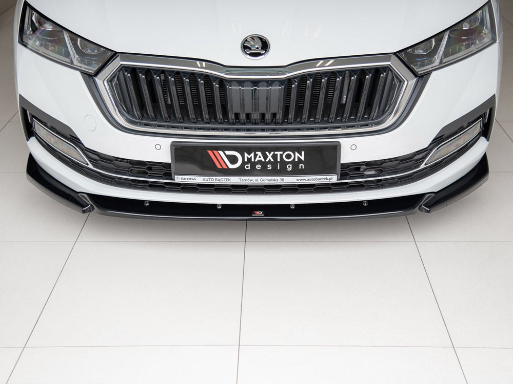 Front Splitter V1 Skoda Octavia MK4 2019- Maxton Design