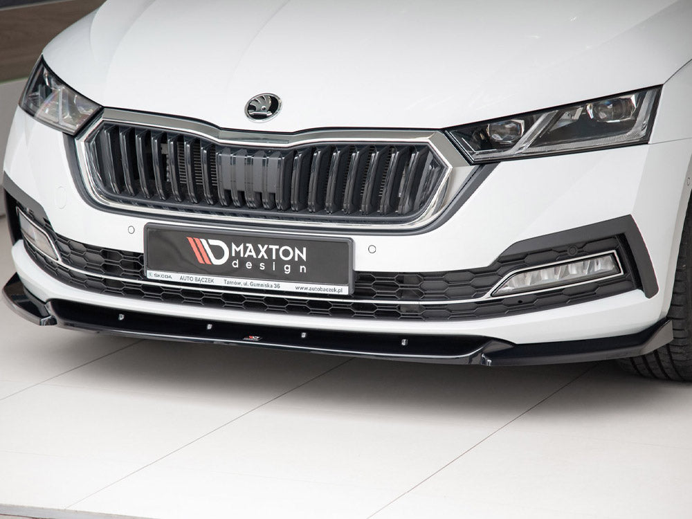 Front Splitter V1 Skoda Octavia MK4 2019- Maxton Design