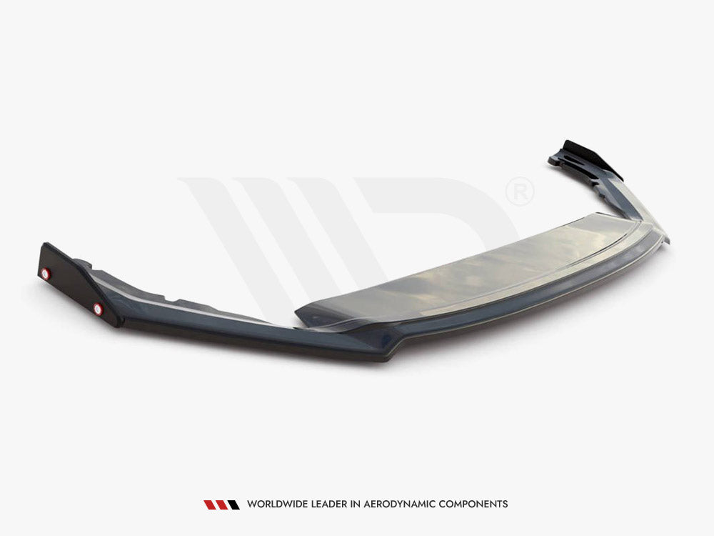 Front Splitter V.2 + Flaps Skoda Octavia RS Mk4 Maxton Design