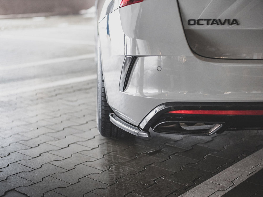 Rear Side Splitters V1 Skoda Octavia RS MK4 2020- Maxton Design