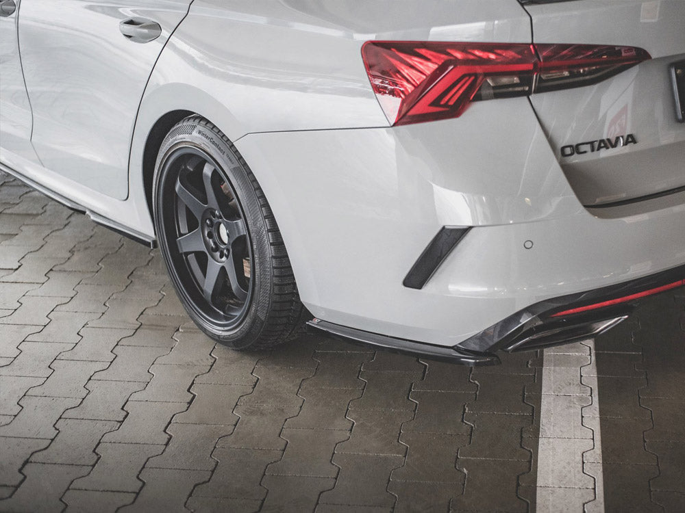 Rear Side Splitters V1 Skoda Octavia RS MK4 2020- Maxton Design