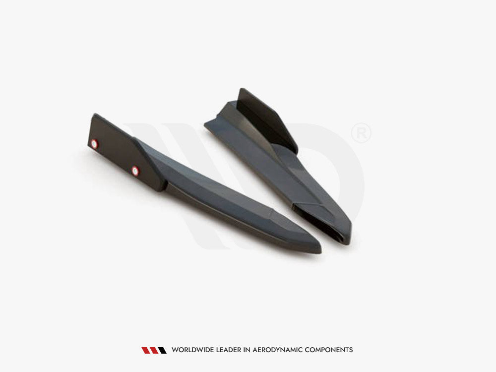 Rear Side Splitters V.2 + Flaps Skoda Octavia RS Mk4 Maxton Design