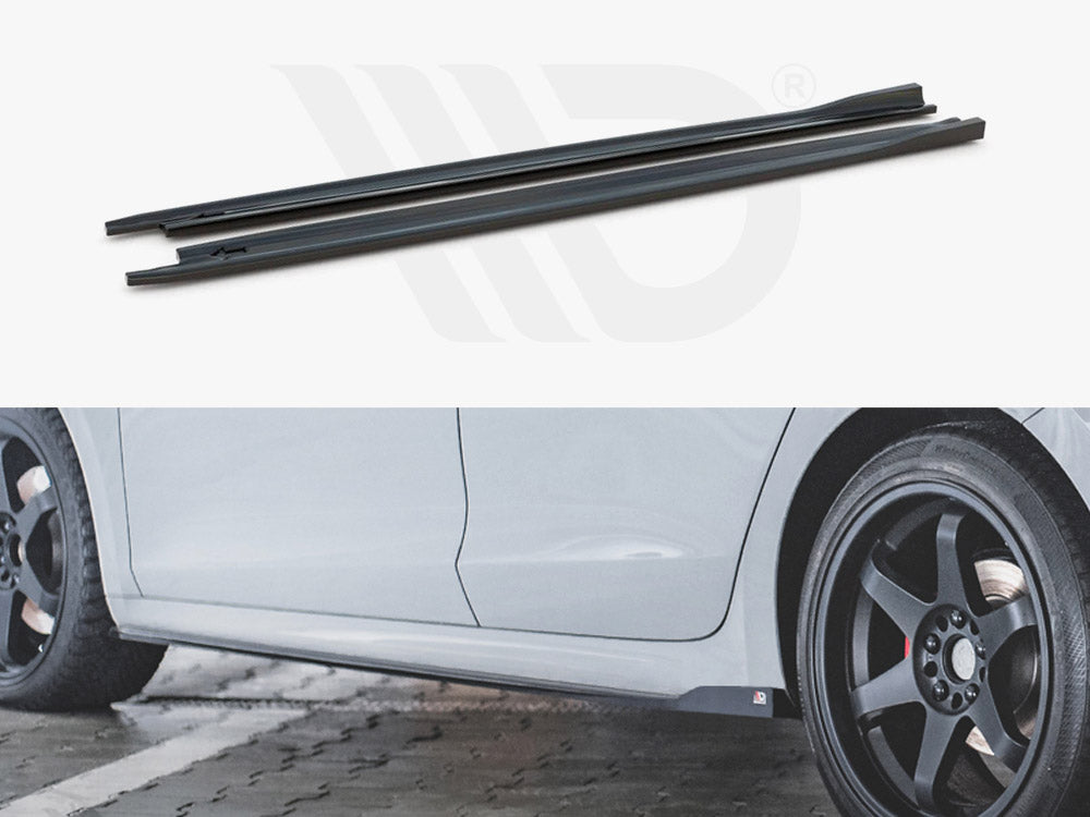 Side Skirts Diffusers V3 Skoda Octavia RS MK4 2020- Maxton Design