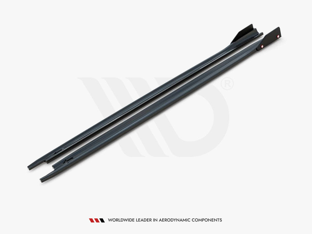 Side Skirts Diffusers V.2 + Flaps Skoda Octavia RS Mk4 Maxton Design