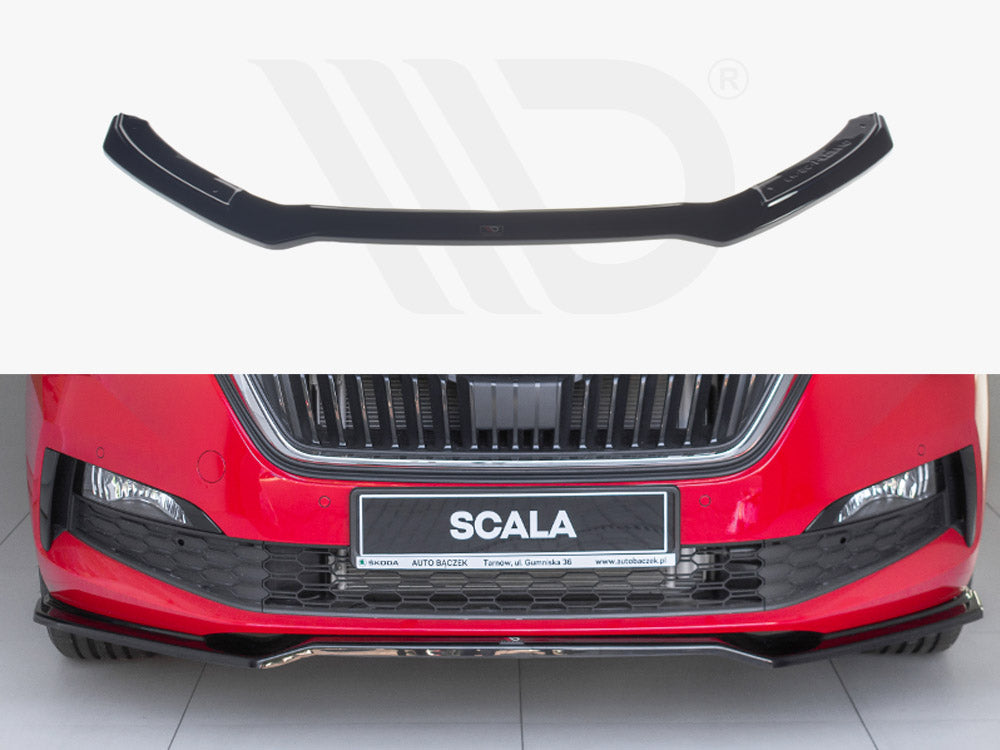 Front Splitter V.2 Skoda Scala 2019-UP Maxton Design