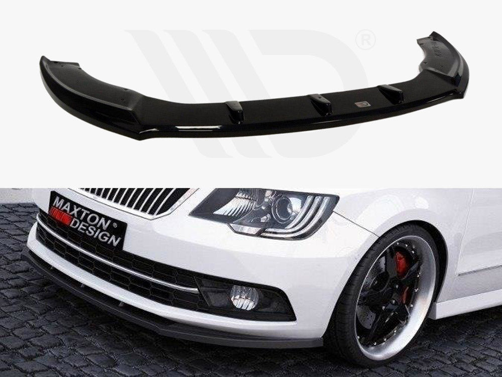 Front Splitter Skoda Superb II Facelift Model Maxton Design