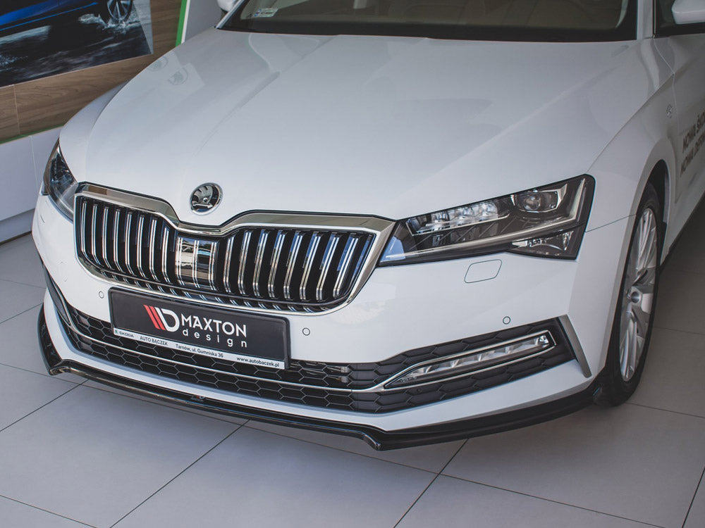 Front Splitter V.1 Skoda Superb MK3 FL 2019- Maxton Design