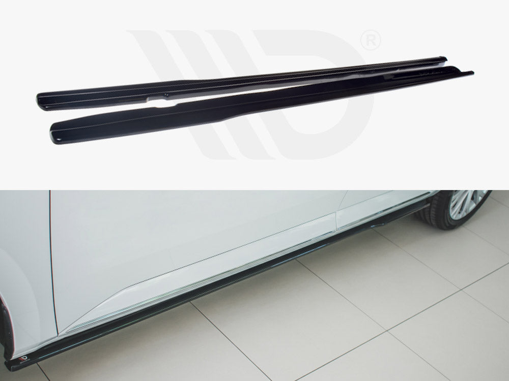 Side Skirts Diffusers Skoda Superb Mk3 FL 2019- Maxton Design