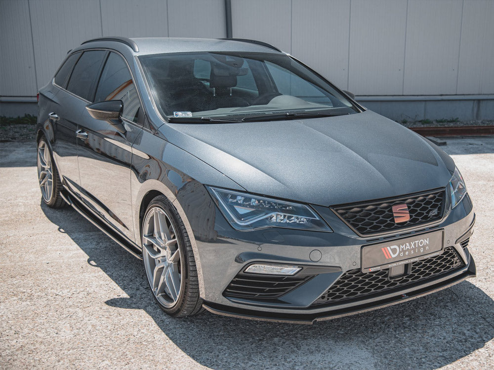 Front Splitter V4 Seat Leon Cupra/ FR MK3 Facelift 2017-2019 Maxton Design