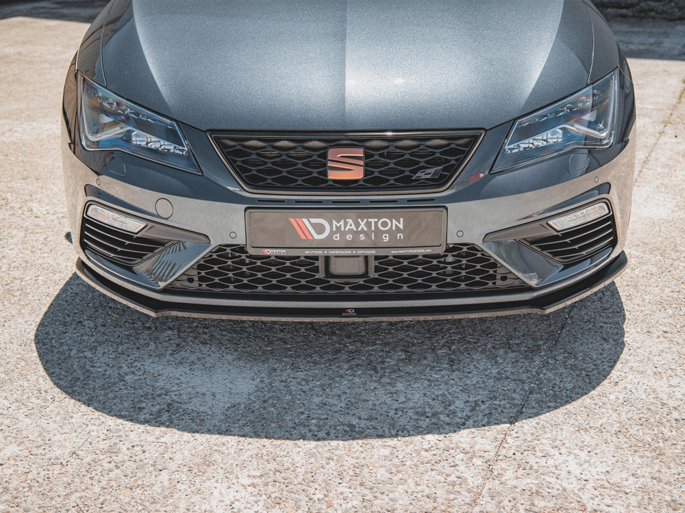 Front Splitter V4 Seat Leon Cupra/ FR MK3 Facelift 2017-2019 Maxton Design