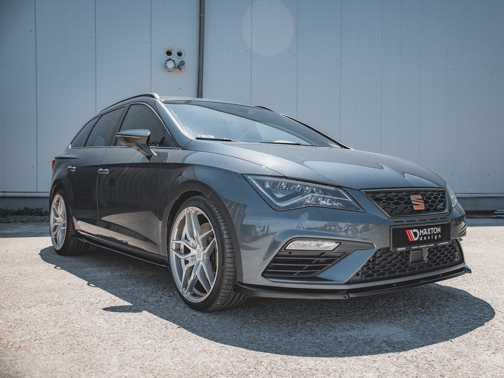 Front Splitter V6 Seat Leon Cupra/ FR MK3 Facelift 2017-2019 Maxton Design