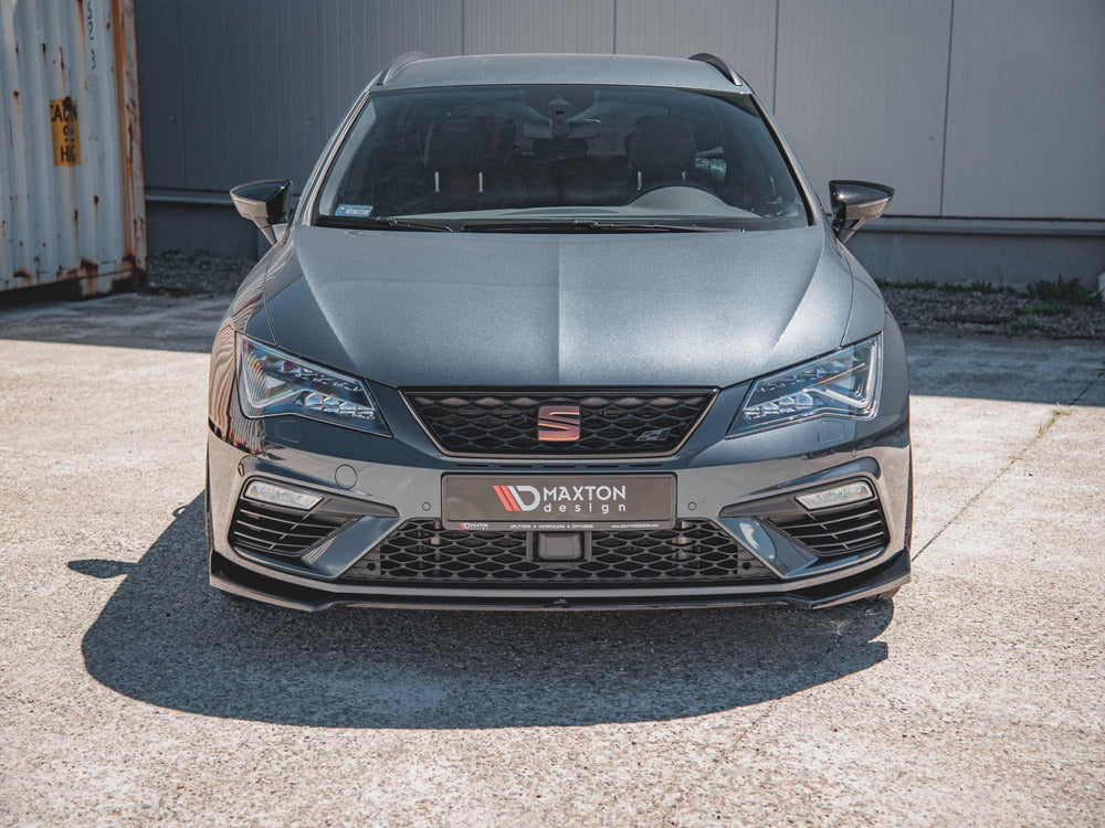 Front Splitter V7 Seat Leon Cupra/ FR MK3 Facelift 2017-2019 Maxton Design