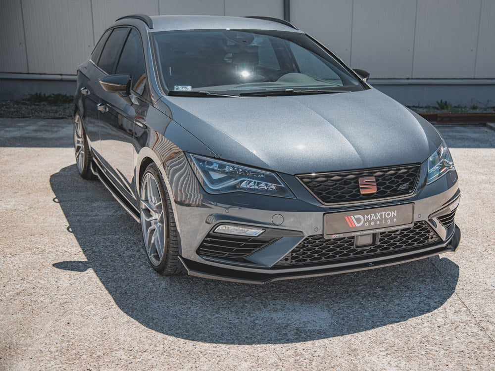 Front Splitter V7 Seat Leon Cupra/ FR MK3 Facelift 2017-2019 Maxton Design