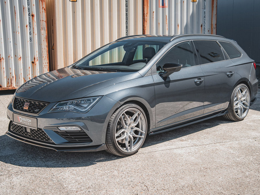 Side Skirts Diffusers V.4 Seat Leon Mk3 Cupra / FR Facelift Maxton Design