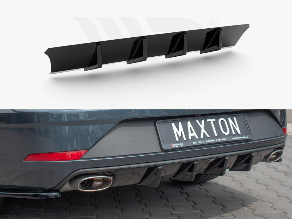 Rear Diffuser Seat Leon MK3 Cupra ST 2017- Maxton Design