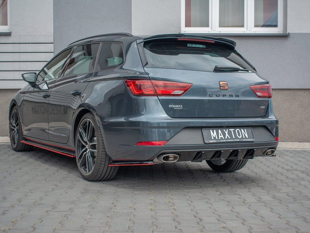 Rear Diffuser Seat Leon MK3 Cupra ST 2017- Maxton Design