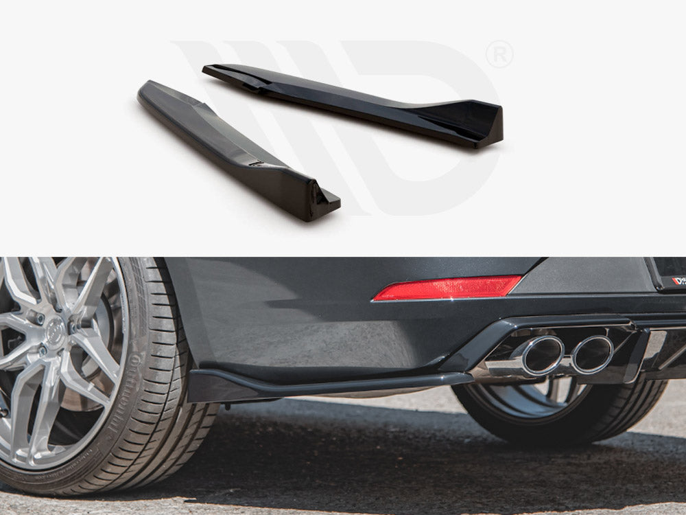 Rear Side Splitters V.3 Seat Leon Cupra MK3 Facelift Estate 2017-2019 Maxton Design