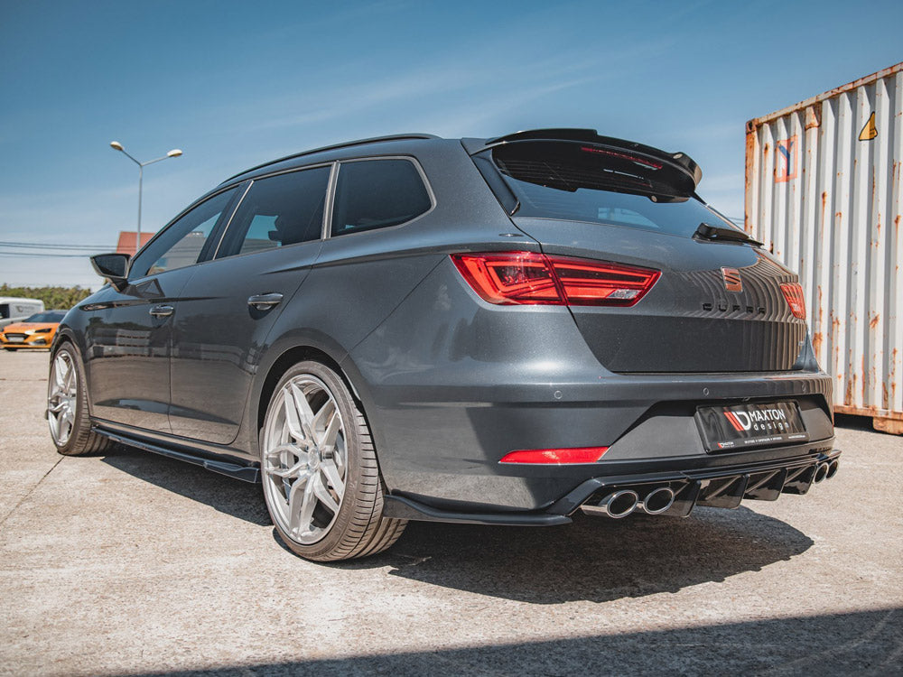 Rear Side Splitters V.3 Seat Leon Cupra MK3 Facelift Estate 2017-2019 Maxton Design