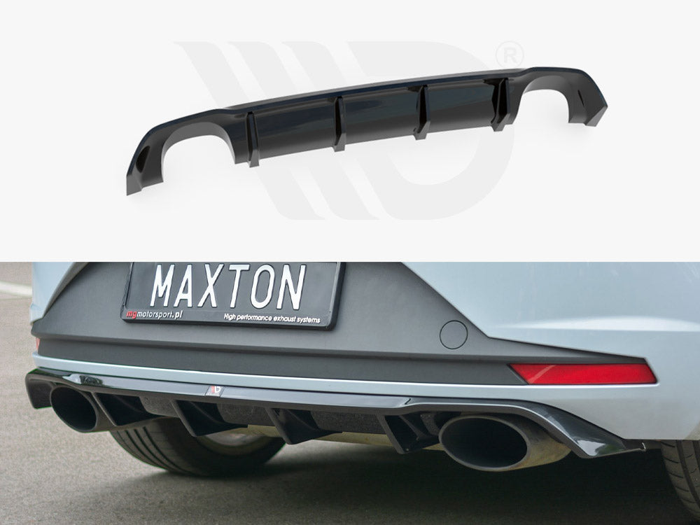 Rear Valance Seat Leon Mk3 Cupra 2014-2016 Maxton Design