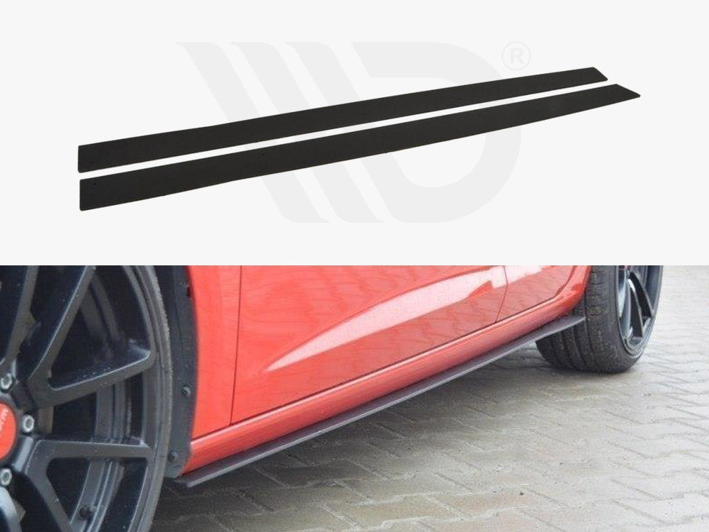 Racing Side Skirts Diffusers Seat Leon III Cupra / FR Maxton Design