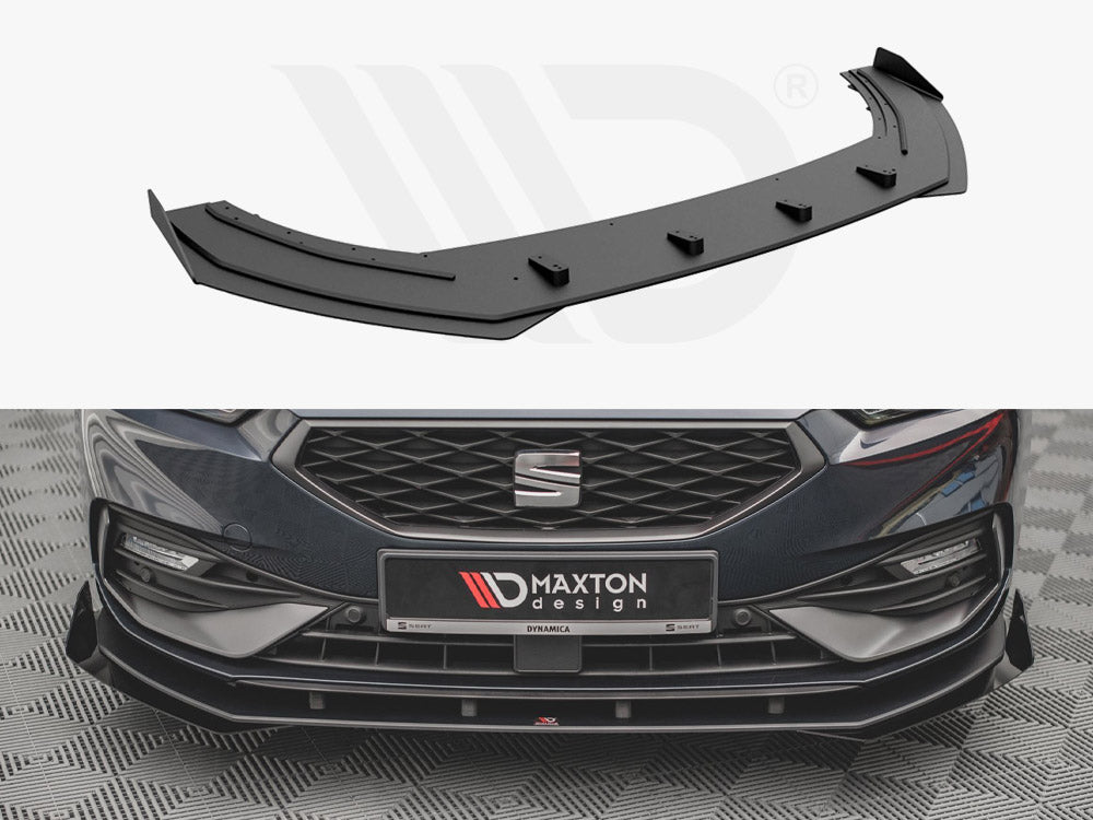 Street PRO Front Splitter + Flaps Seat Leon FR Mk4 2020- Maxton Design