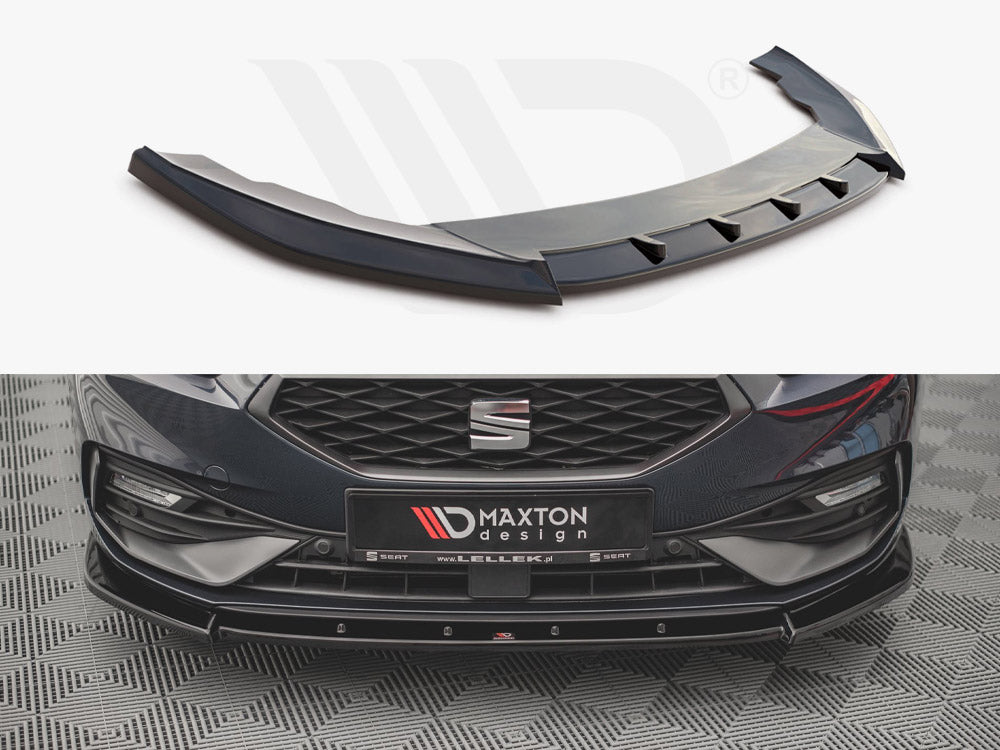 Front Splitter V1 Seat Leon FR MK4 2020- Maxton Design