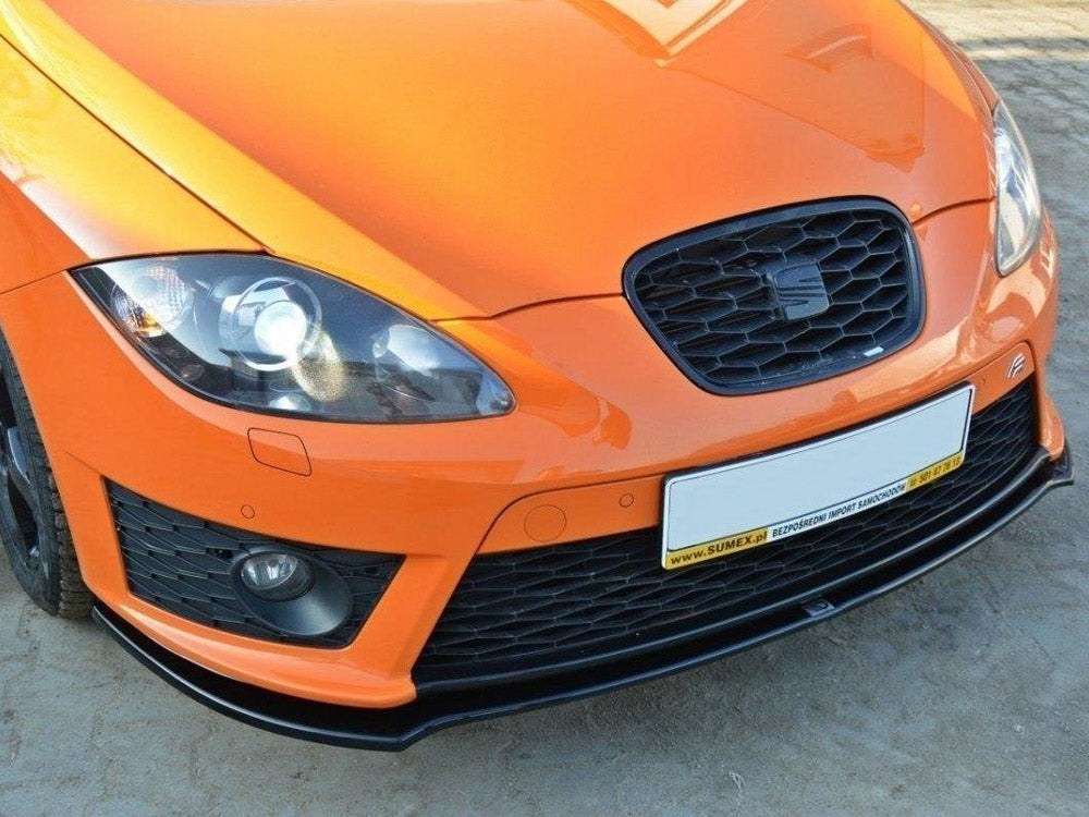 Front Splitter V.2 Seat Leon MK2 Cupra / FR (Facelift) Maxton Design