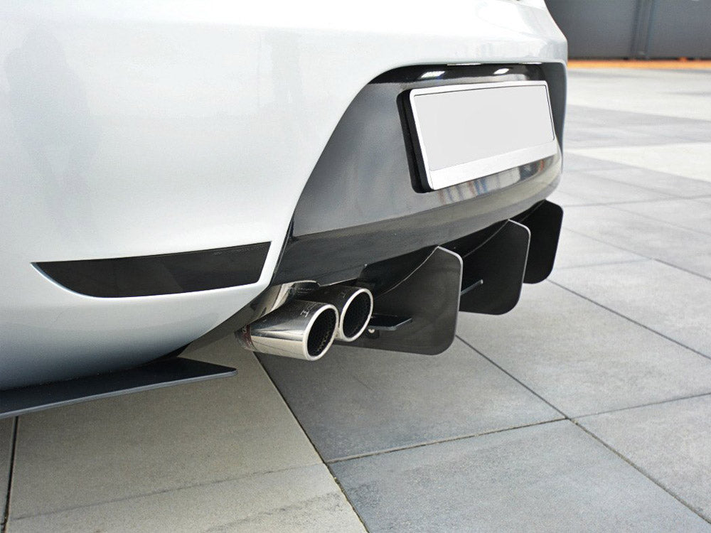 Rear Diffuser &amp; Rear Side Splitters V.2 Seat Leon MK2 Cupra/fr 2005-2012 Maxton Design