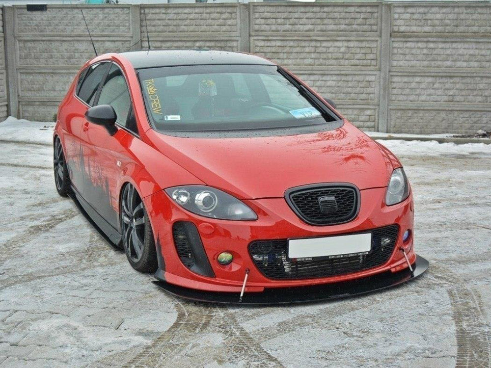 Front Racing Splitter V.1 Seat Leon MK2 MS Design Maxton Design