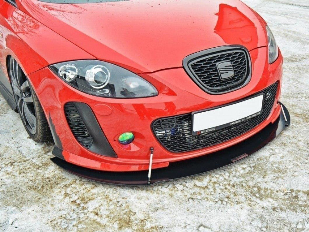 Front Racing Splitter V.2 Seat Leon MK2 MS Design Maxton Design