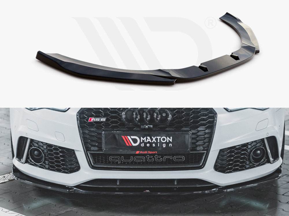 Front Splitter V3 Audi RS6 C7 2013-2017 Maxton Design