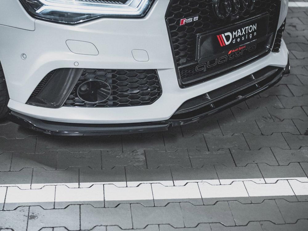 Front Splitter V3 Audi RS6 C7 2013-2017 Maxton Design