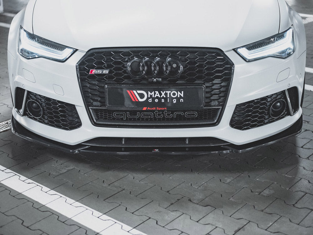 Front Splitter V4 Audi RS6 C7 2013-2017 Maxton Design