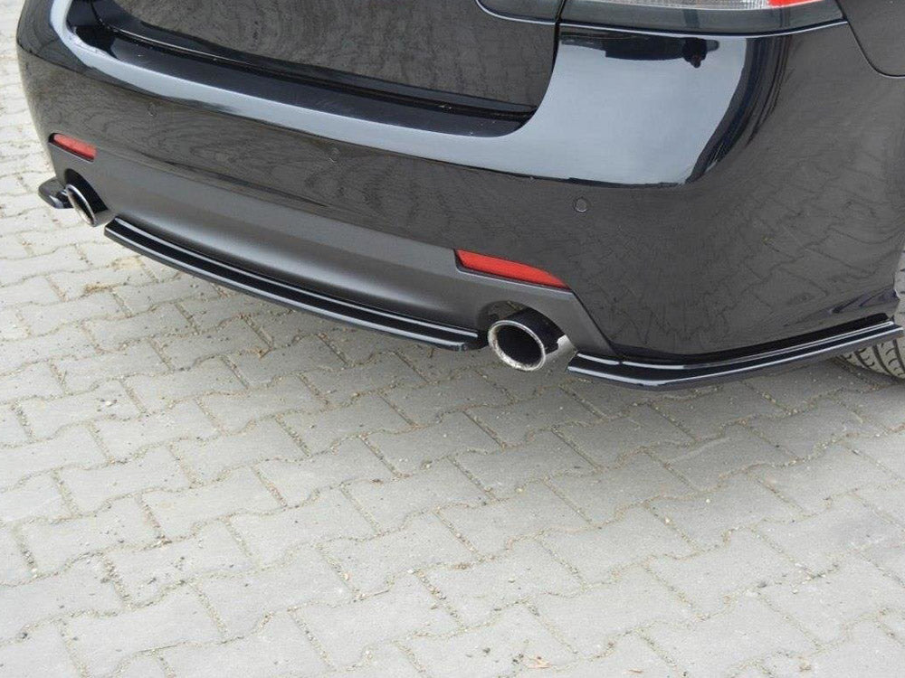 Central Rear Splitter SAAB 9-3 AERO MK2 Facelift 2007-2011 Maxton Design