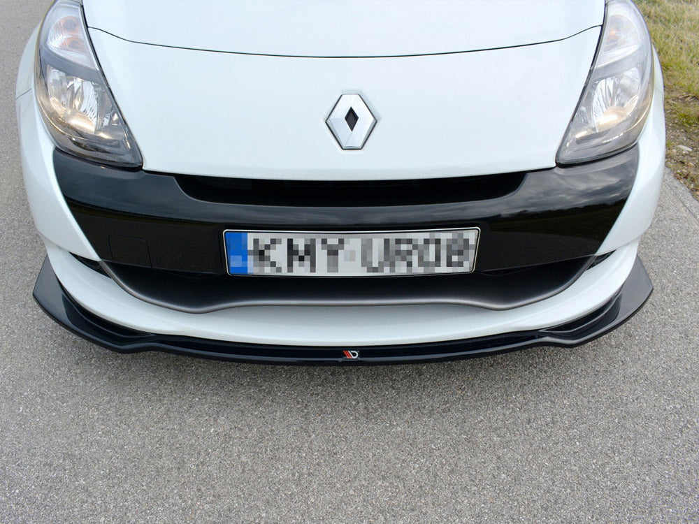 Front Splitter V.1 Renault CLIO MK3 RS Facelift 2009-2012 Maxton Design