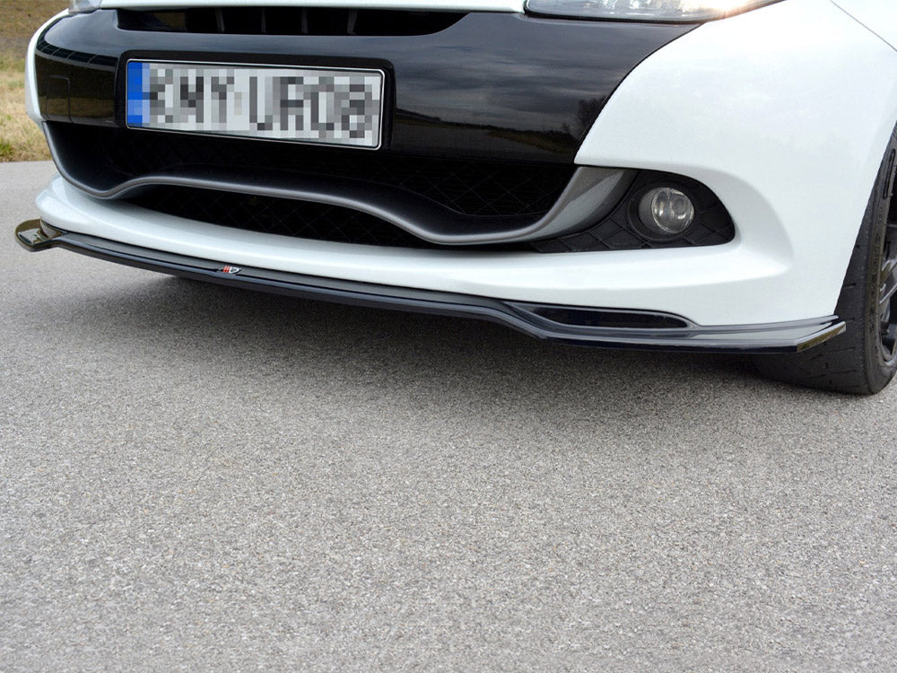 Front Splitter V.1 Renault CLIO MK3 RS Facelift 2009-2012 Maxton Design