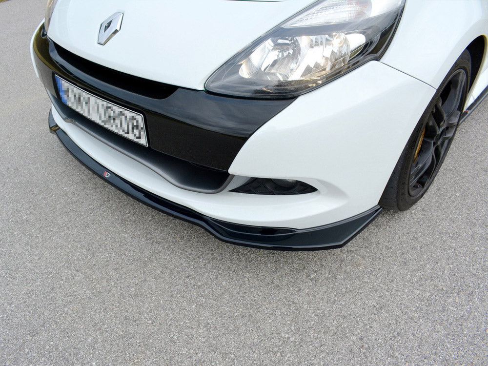 Front Splitter V.1 Renault CLIO MK3 RS Facelift 2009-2012 Maxton Design