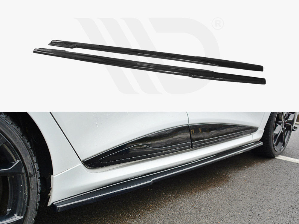 Side Skirts Splitters Renault CLIO MK4 RS 2013-2019 Maxton Design