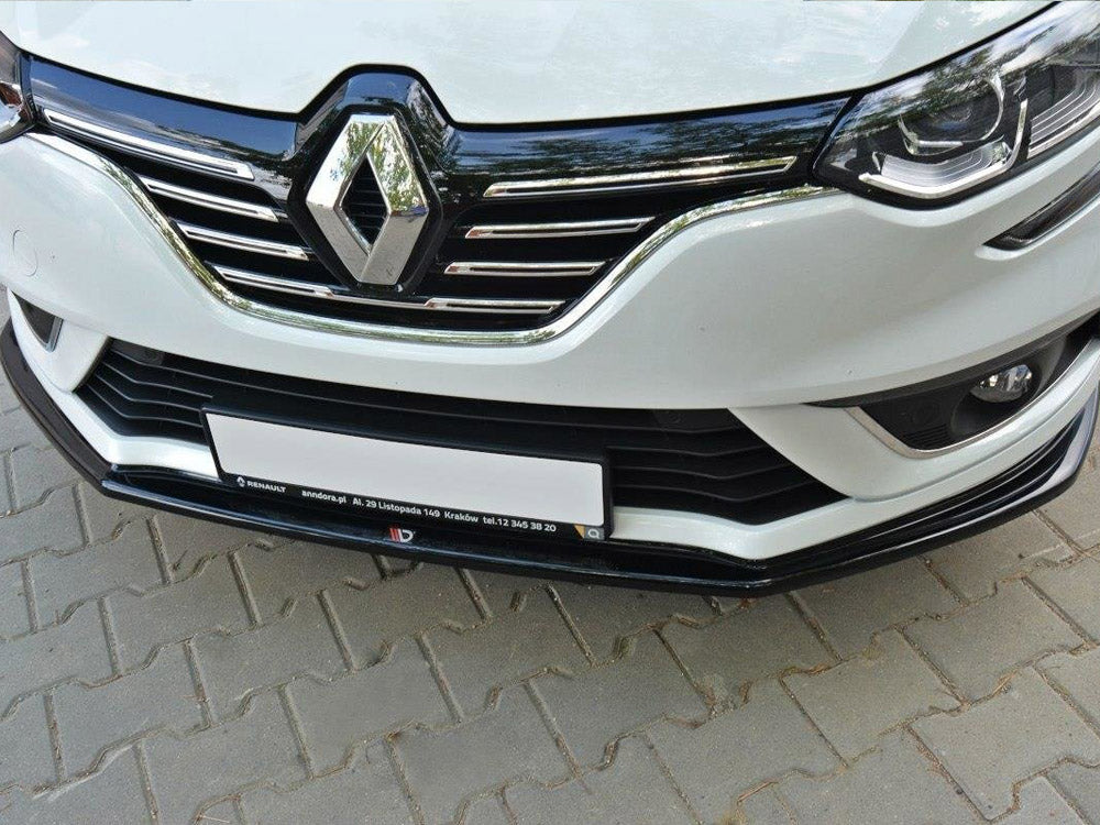 Front Splitter Renault Megane MK4 Hatchback 2016-UP Maxton Design