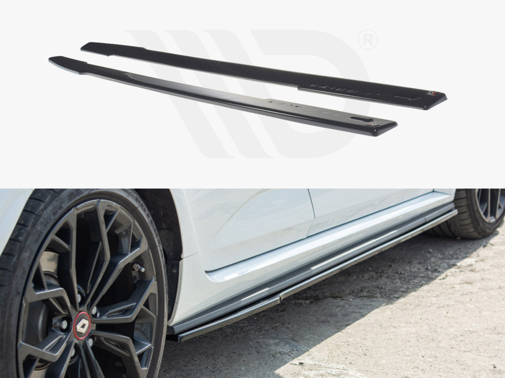 Side Skirts Diffusers Renault Megane MK4 RS 2018-2020 Maxton Design