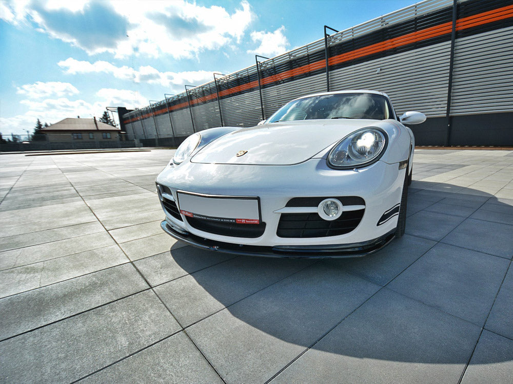 Front Splitter V.2 Porsche Cayman S 987C 2006-2009 Maxton Design