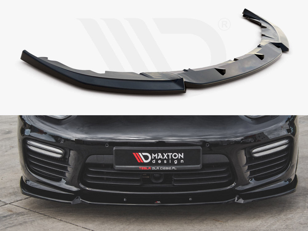 Front Splitter V1 Porsche Panamera Turbo 970 Facelift 2013-2016 Maxton Design