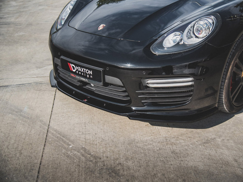 Front Splitter V2 Porsche Panamera Turbo 970 Facelift 2013-2016 Maxton Design