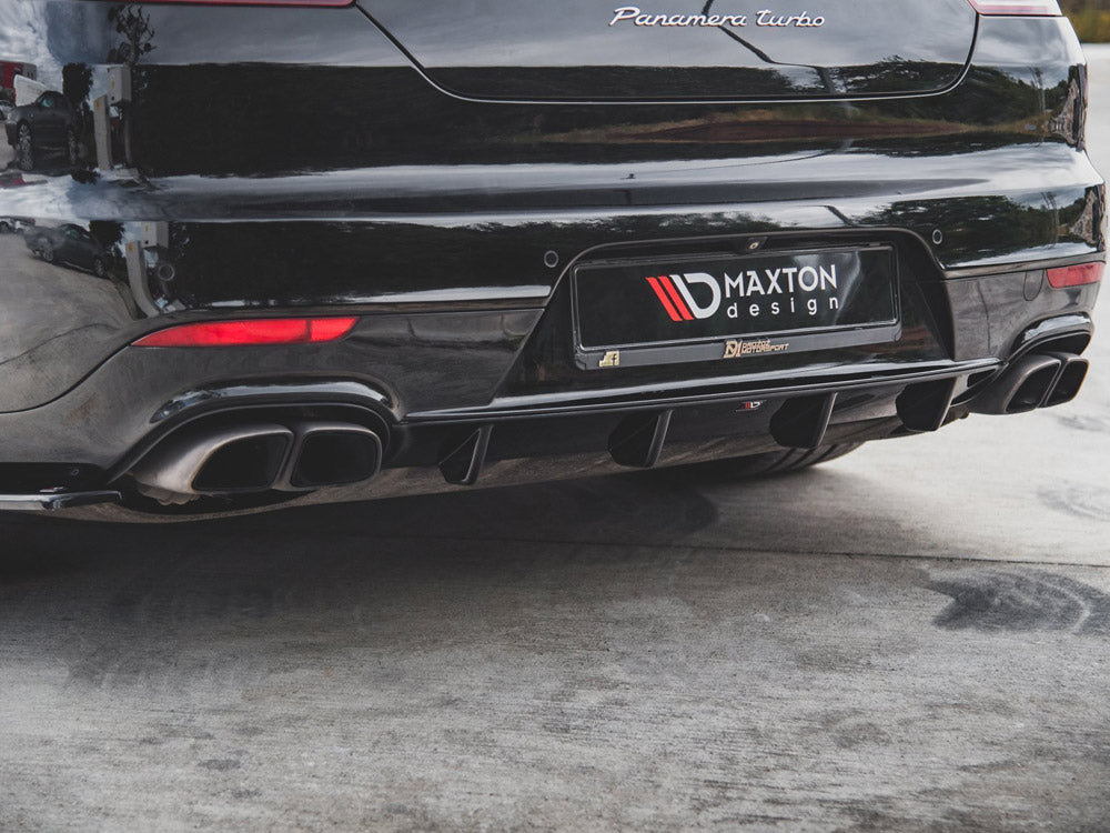 Rear Valance Porsche Panamera Turbo 970 Facelift 2013-2016 Maxton Design