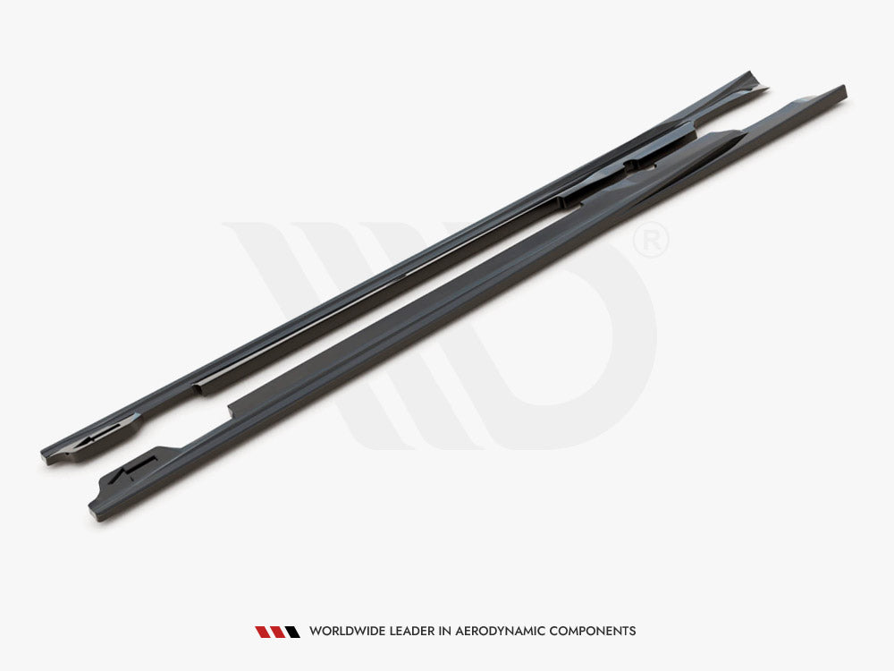 Side Skirts Diffusers V1 Porsche Panamera Turbo 970 Facelift 2013-2016 Maxton Design