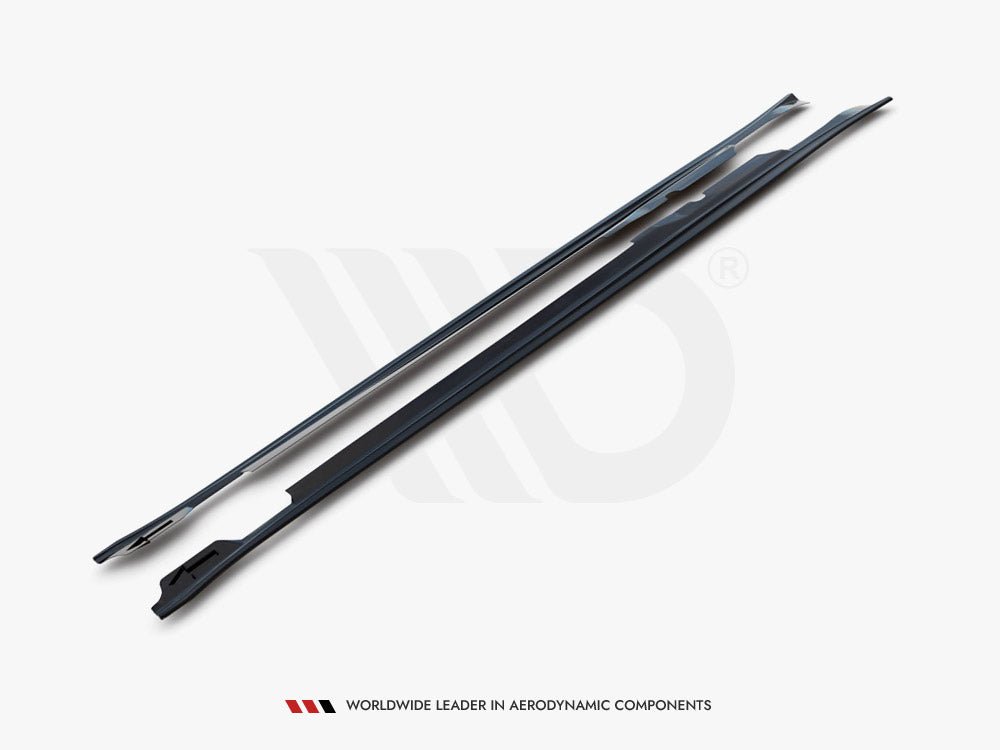 Side Skirts Diffusers V2 Porsche Panamera Turbo 970 Facelift 2013-2016 Maxton Design