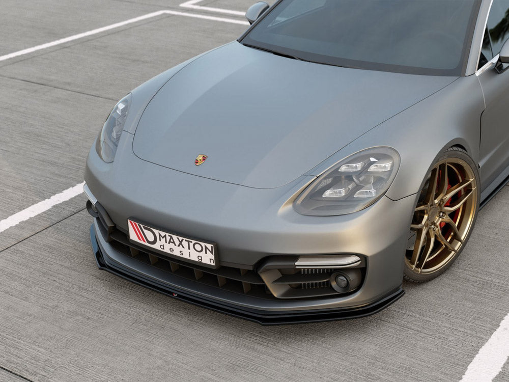 Front Splitter Porsche Panamera GTS 971 2019- Maxton Design