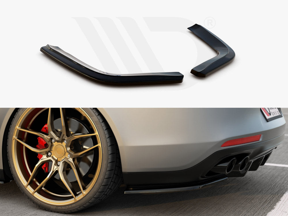 Rear Side Splitters Porsche Panamera GTS 971 2019- Maxton Design