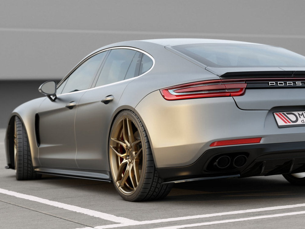 Rear Side Splitters Porsche Panamera GTS 971 2019- Maxton Design